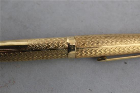 An 18ct gold Parker Presidential fountain pen,